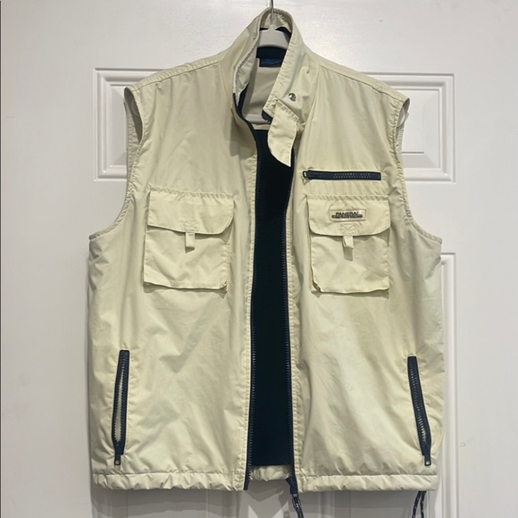 Officine Panerai Yacht Cream Utility Vest with Stand-Up Collar - Picture 1 of 7
